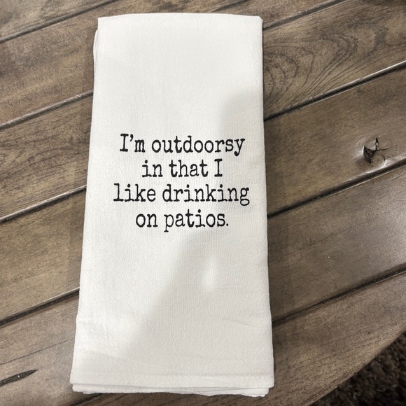 Say it with a Towel Kitchen Towel with Saying 100% Cotton CB - Picture 1 of 1